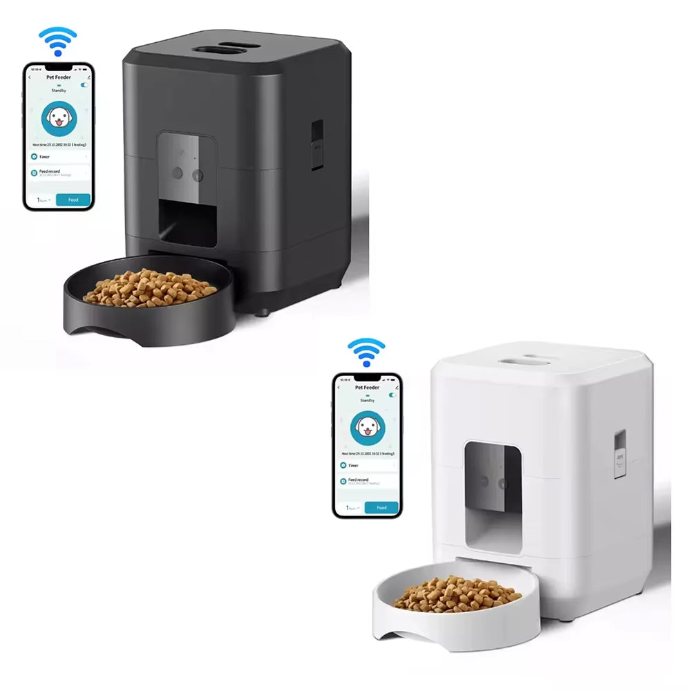 Smart Pet Feeder Automatic Cat Feeder Dog Slow Food Machine with Timed Quantitative Automatic Cat Food Dispenser Cat Dog Bowl