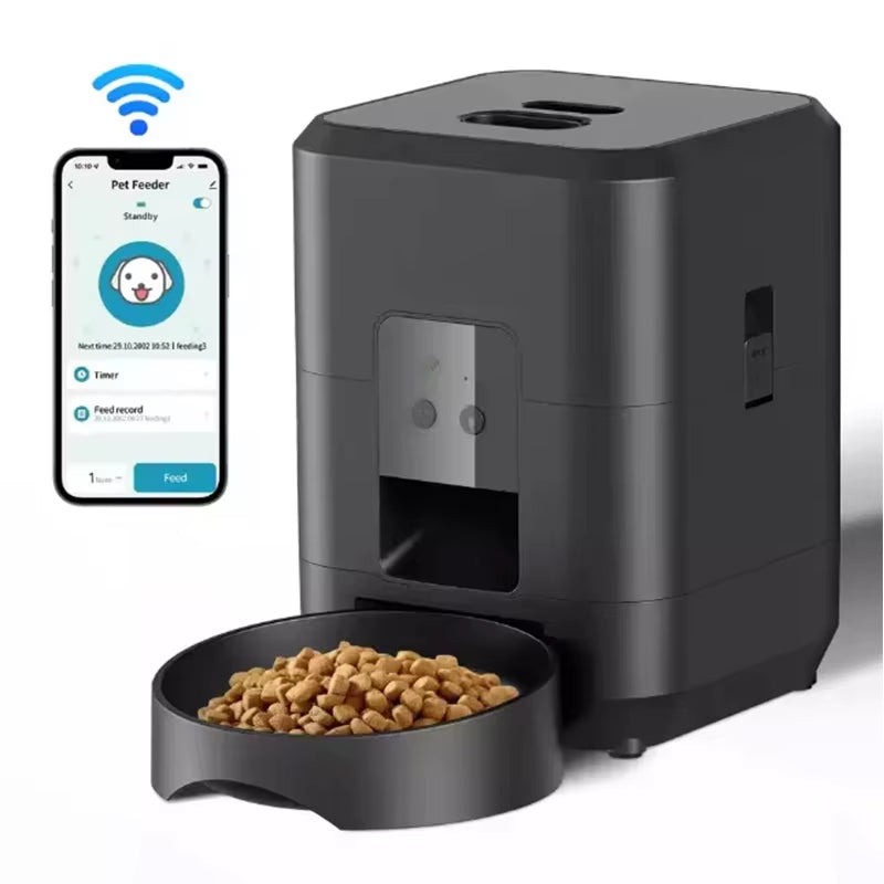 Smart Pet Feeder Automatic Cat Feeder Dog Slow Food Machine with Timed Quantitative Automatic Cat Food Dispenser Cat Dog Bowl